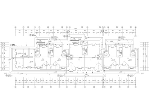  商业街外改造建筑施工图cad施工图 