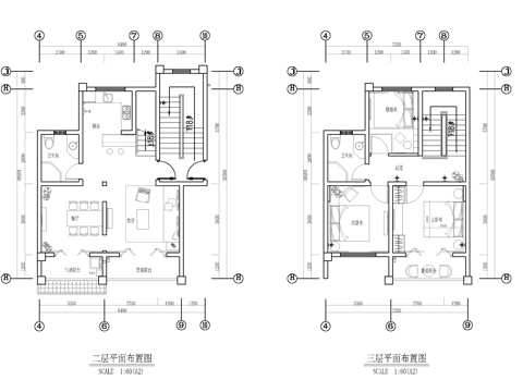  避暑度假民宿施工图cad施工图cad施工图 
