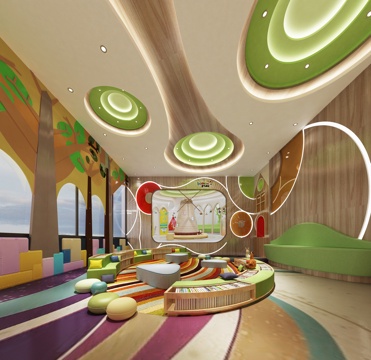  儿童乐园3d模型 