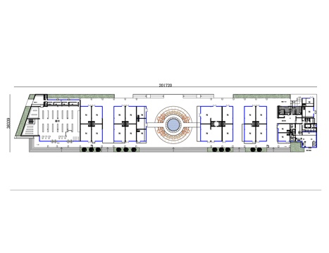 商圈平面布局图 商业区规划图 购物中心布局图 商圈设计图 零cad施工图