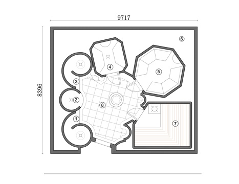  理疗中心平面 理疗室布局图 治疗中心设计图 康复中心平面规划cad施工图 
