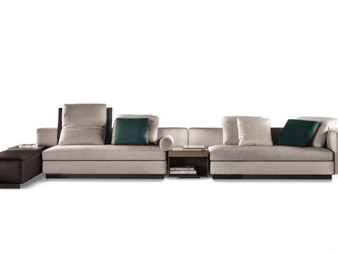  Minotti 意式转角沙发3d模型 