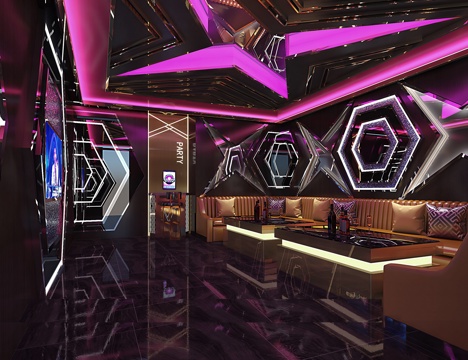 娱乐科技KTV包房施工图cad施工图