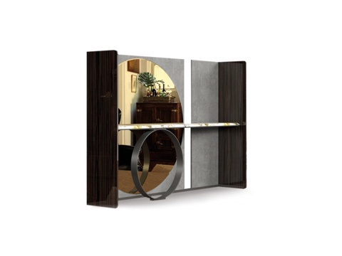  LONGHI 轻奢端景台3d模型 