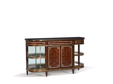  法式餐边柜 五斗柜3d模型 