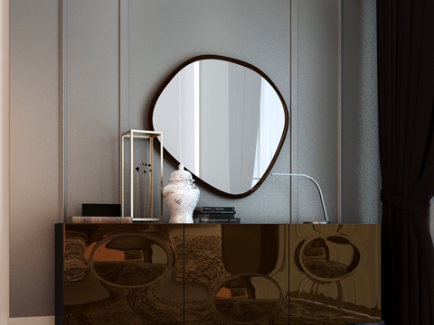  后现代经典边柜3d模型 