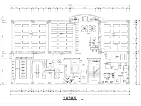瑜伽会所施工图cad施工图