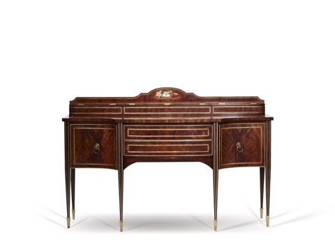  法式餐边柜3d模型 