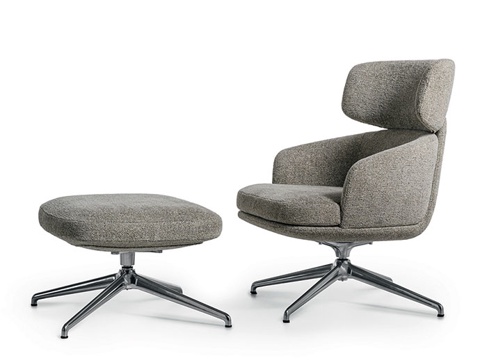  Molteni&C 意式休闲椅3d模型 