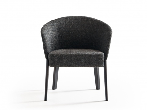  Molteni&C 意式休闲椅3d模型 