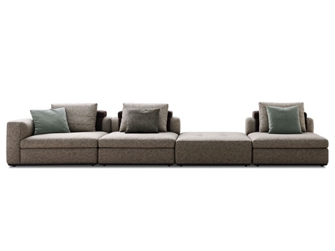  Molteni&C 意式组合沙发3d模型 
