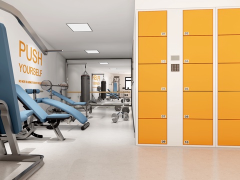  其它健身房 休闲室3d模型 