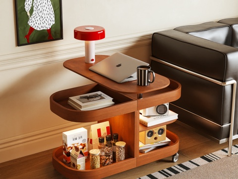 边柜 边几 移动柜 摆件 角几3d模型