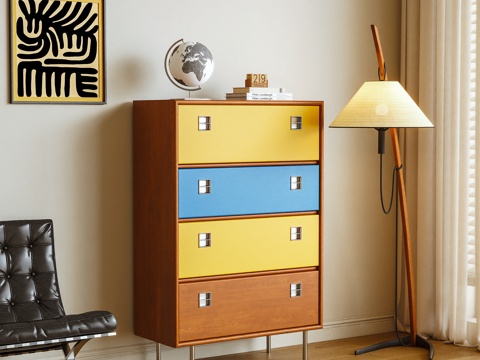 斗柜 储物柜 玄关柜3d模型