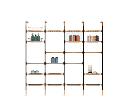  baxter 意式书架3d模型 