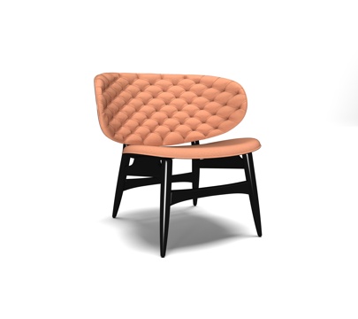  baxter 意式休闲椅3d模型 