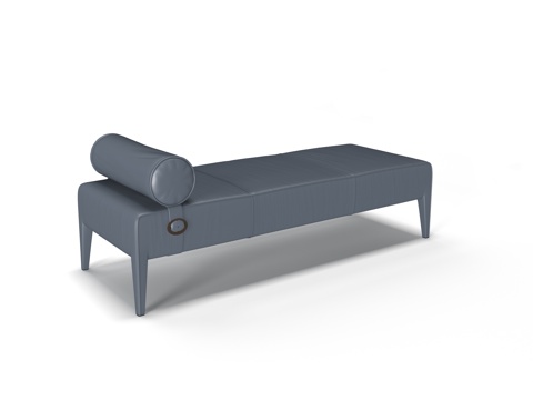  baxter 意式床尾凳3d模型 