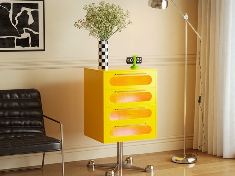 置物柜 边柜 边几 床头柜3d模型