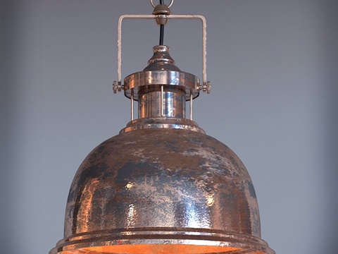 工业风吊灯 金属吊灯  创意吊灯  户外吊灯su模型