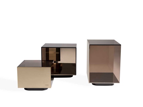  FENDI 意式组合茶几3d模型 