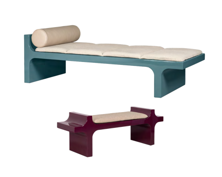  baxter 意式床尾凳3d模型 