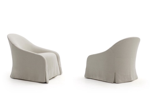  FENDI 意式单人沙发3d模型 