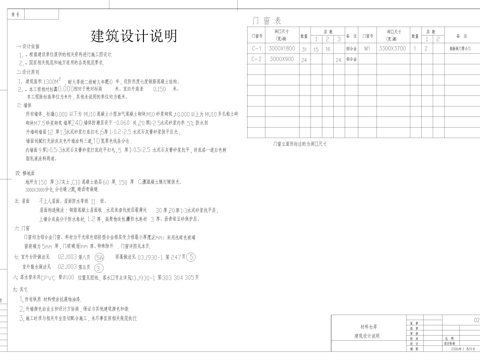  某仓库施工图cad施工图 
