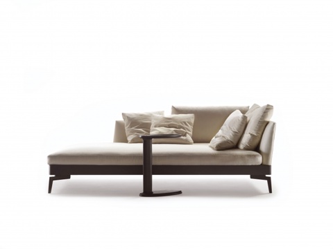  flexform 意式床尾凳3d模型 