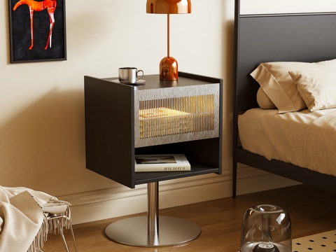 床头柜 边柜 孟菲斯3d模型