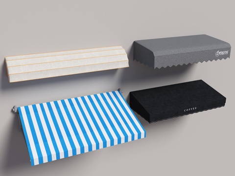 户外遮阳棚户外 遮雨棚 户外雨棚 现代遮阳棚 兩棚 雨撘 伸su模型