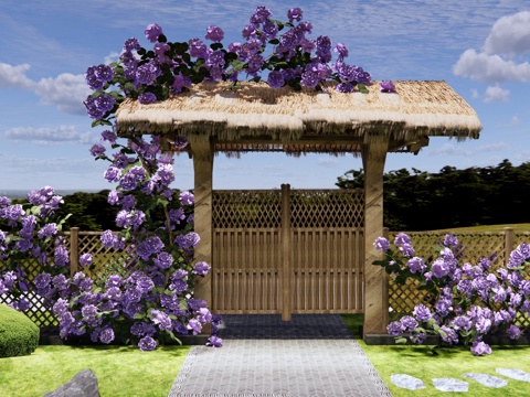 藤蔓植物su模型