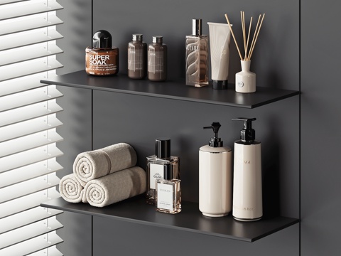  现代洗涤日用化妆品3d模型 