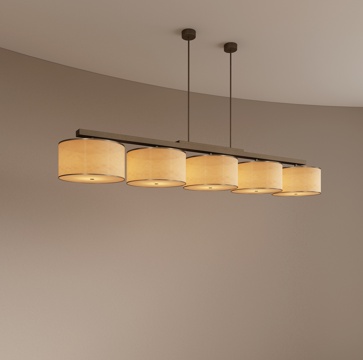 现代餐厅吊灯 大型吊灯 多头吊灯 吧台吊灯 台球厅吊灯 复古su模型