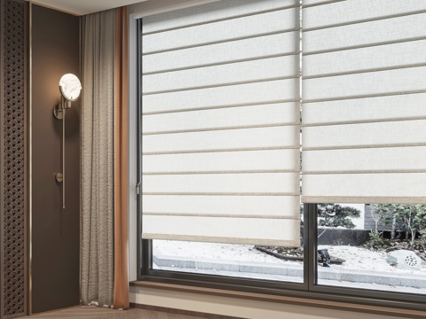 现代卷帘3d模型