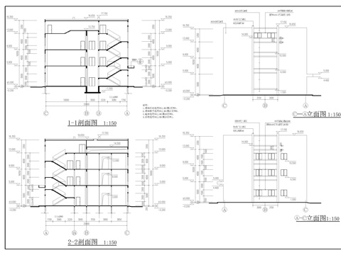 某厂房建筑施工图cad施工图
