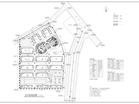 某厂区规划图cad施工图