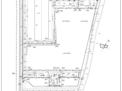 某厂区规划总图cad施工图
