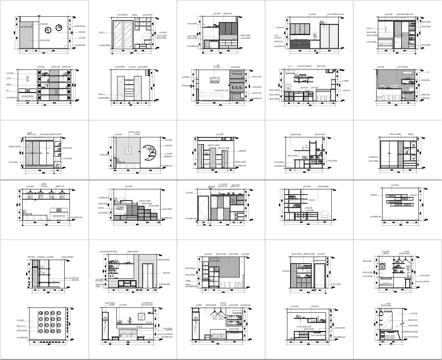 儿童房立面图cad施工图