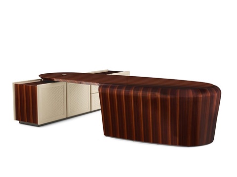  BENTLEY 意式书桌 班台桌3d模型 