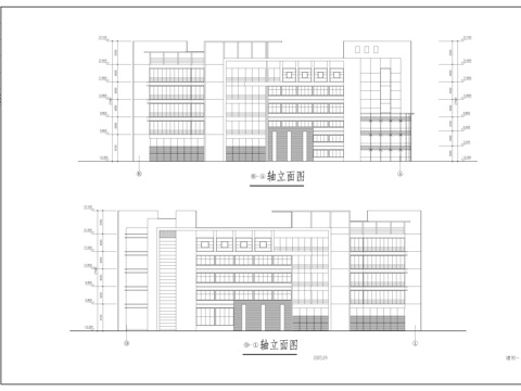  某车间建筑方案cad施工图 