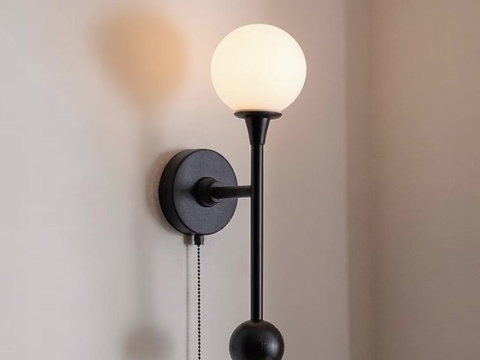 现代壁灯 装饰灯su模型