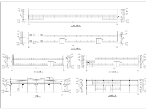  某厂房施工图cad施工图 