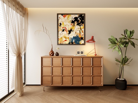 包豪斯边柜 中古边柜su模型