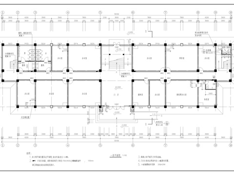 某工厂综合楼cad施工图