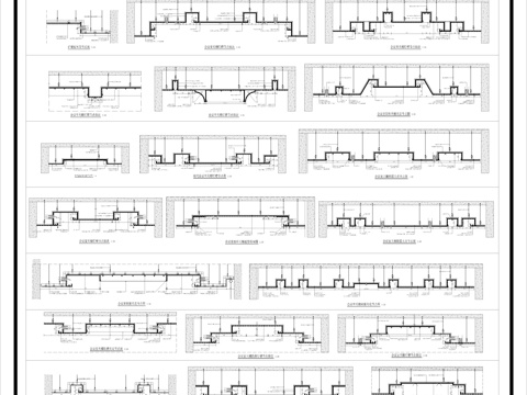 装饰天棚节点大样图cad施工图