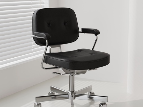  现代办公椅 休闲椅 转椅 升降椅3d模型 