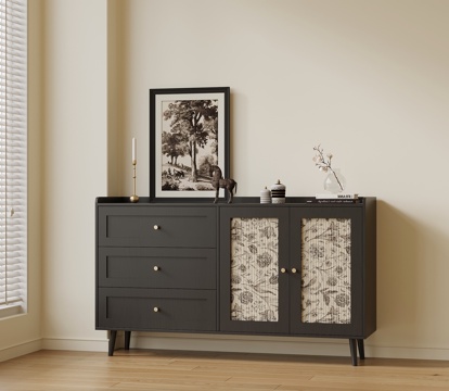 现代法式玄关柜 边柜 装饰柜su模型