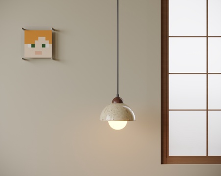 现代床头吊灯 吧台吊灯 小吊灯su模型