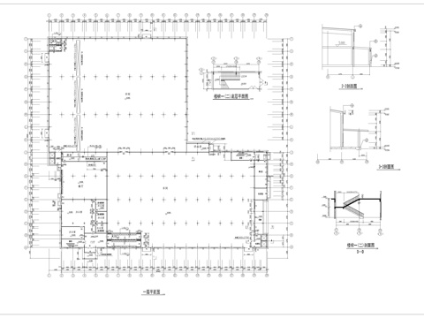  某轻钢厂房建筑施工图cad施工图 