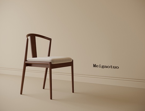 现代餐椅 单椅 休闲椅 书椅 茶椅su模型